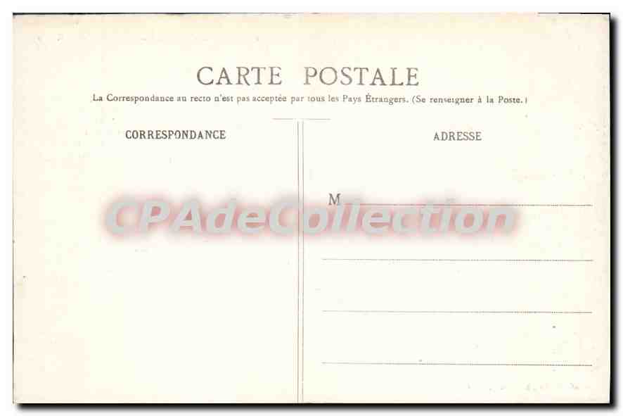 CPA Alger Le Vendredi Aux Alentours Du Cimetiere D' El Kattar — Back