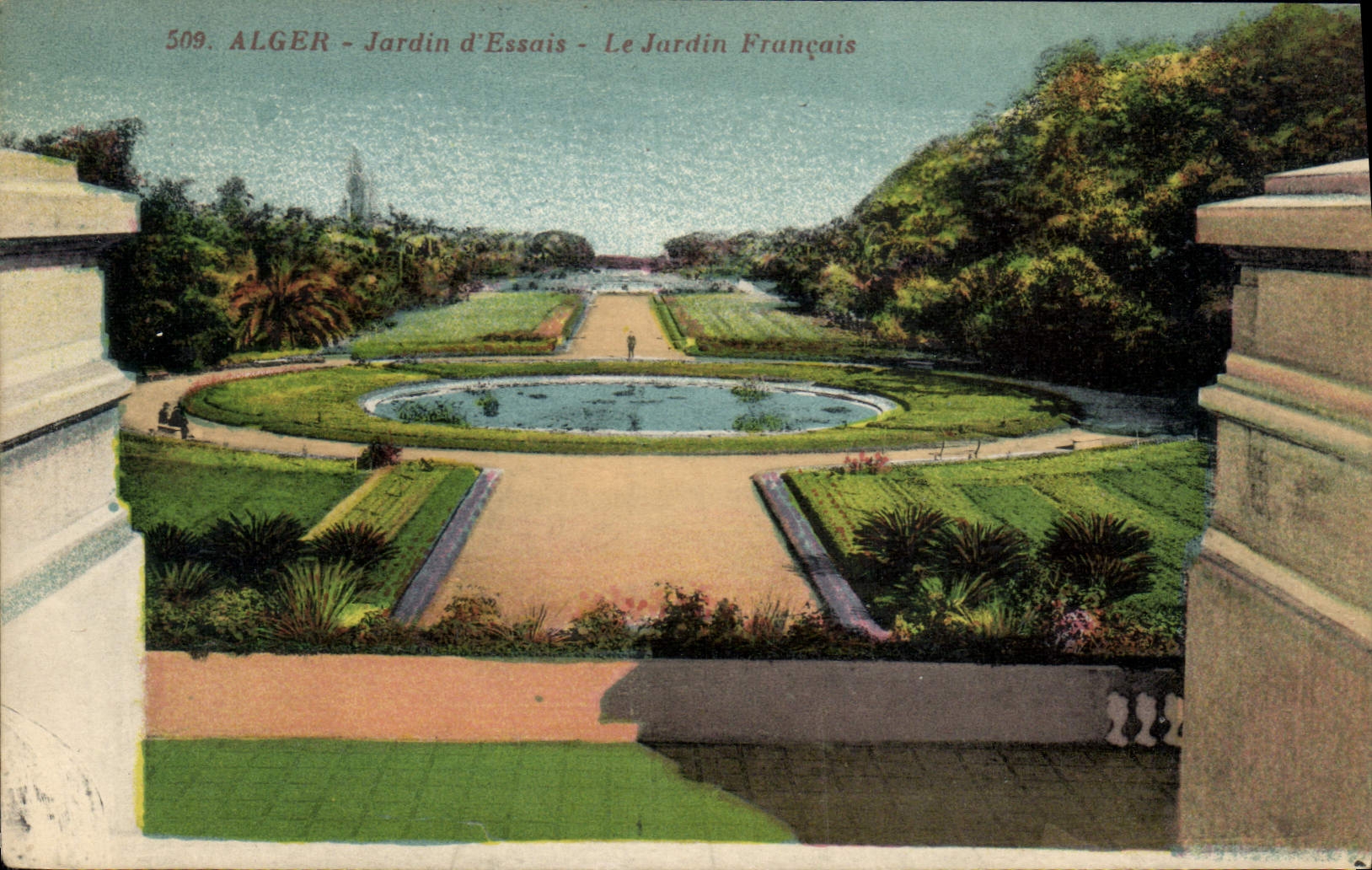 Alger - Jardin d'Essais - Le Jardin Français — éditeur non identifié, n° de série 509