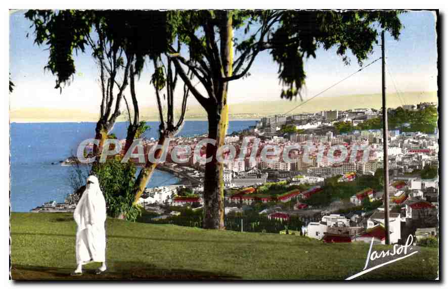 CPA Alger Vue Prise De Notre Dame D'Afrique