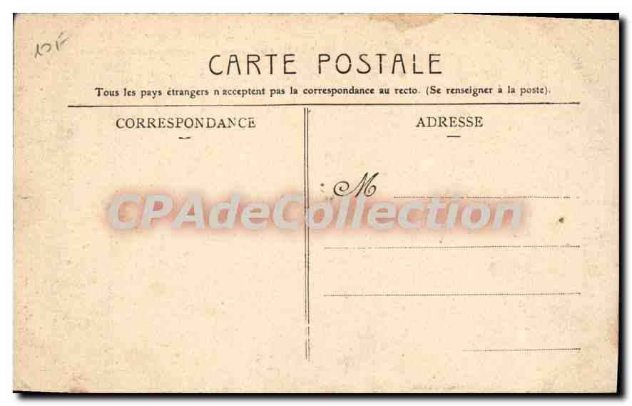 Palais Consulaire et Boulevard de France — Alger — éditeur Zora Brunier, n°309 — Rückseite