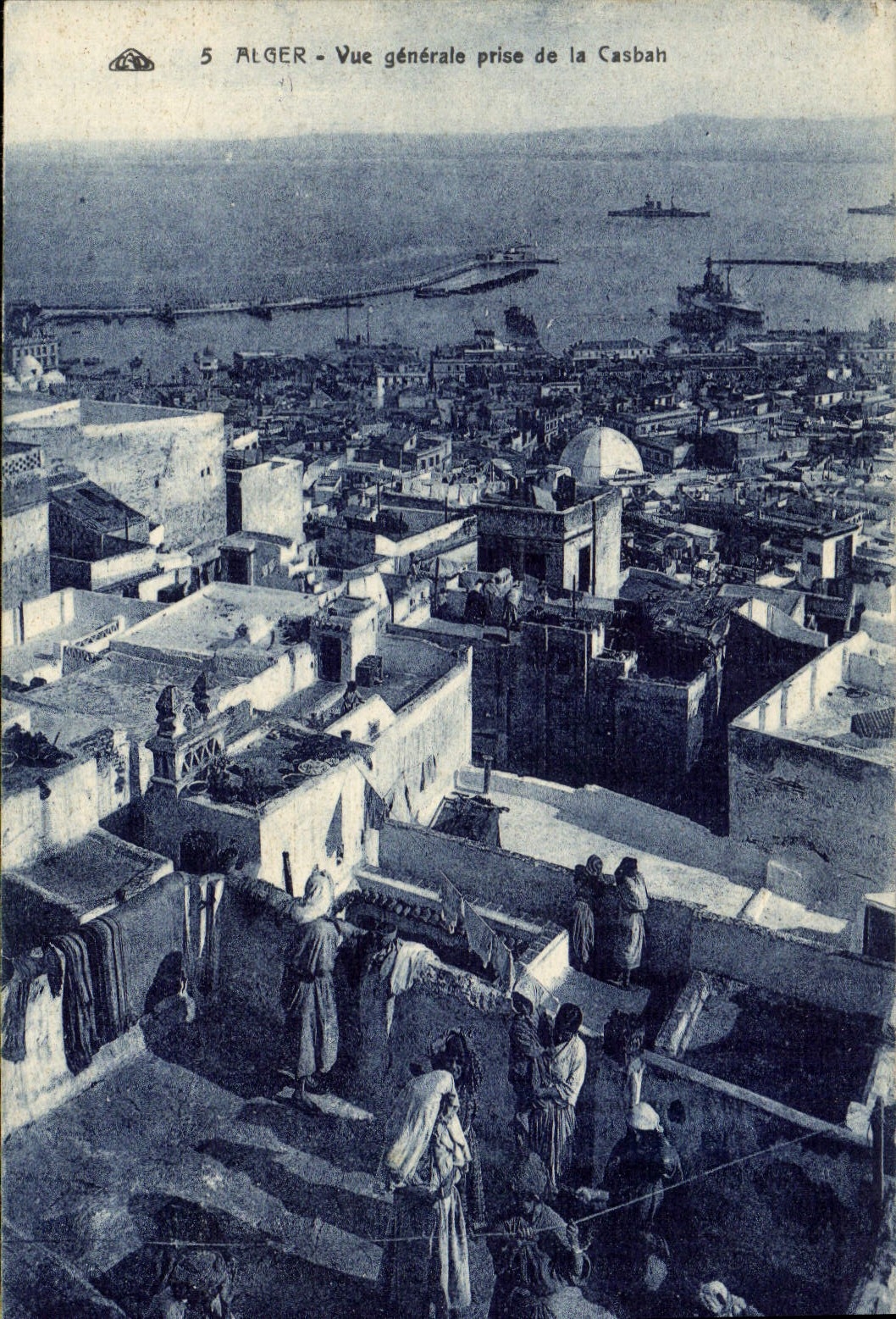 Algér - Vue générale prise de la Casbah — éditeur inconnu, n° 5