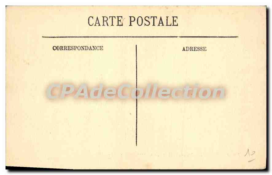 CPA Alger La Grande Mosquee Rue de la marine — Back