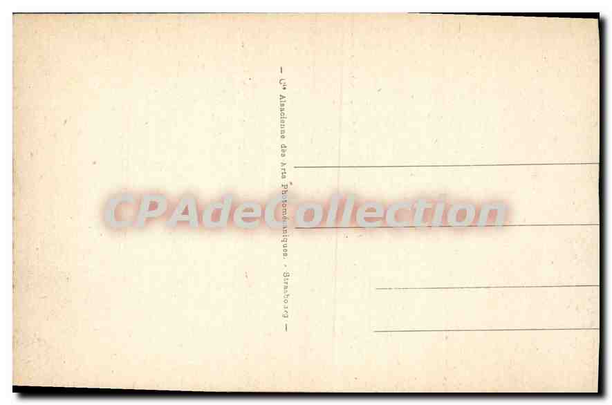 ALGER - La Poste — vue de l'édifice postal — CPAdeCollection, n° 206 — Back