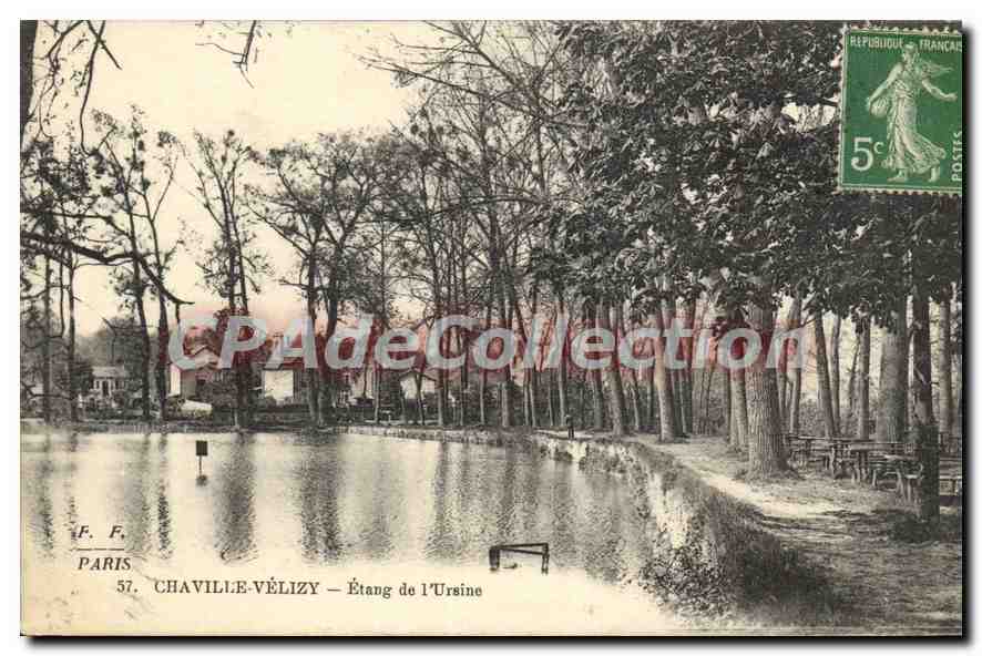CPA Chaville Velizy Etang De I'Ursine