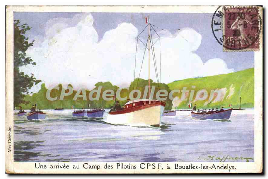 Arrivée au Camp des Pilotins CPSF — Bouafles-les-Andelys — Max Gennnitz