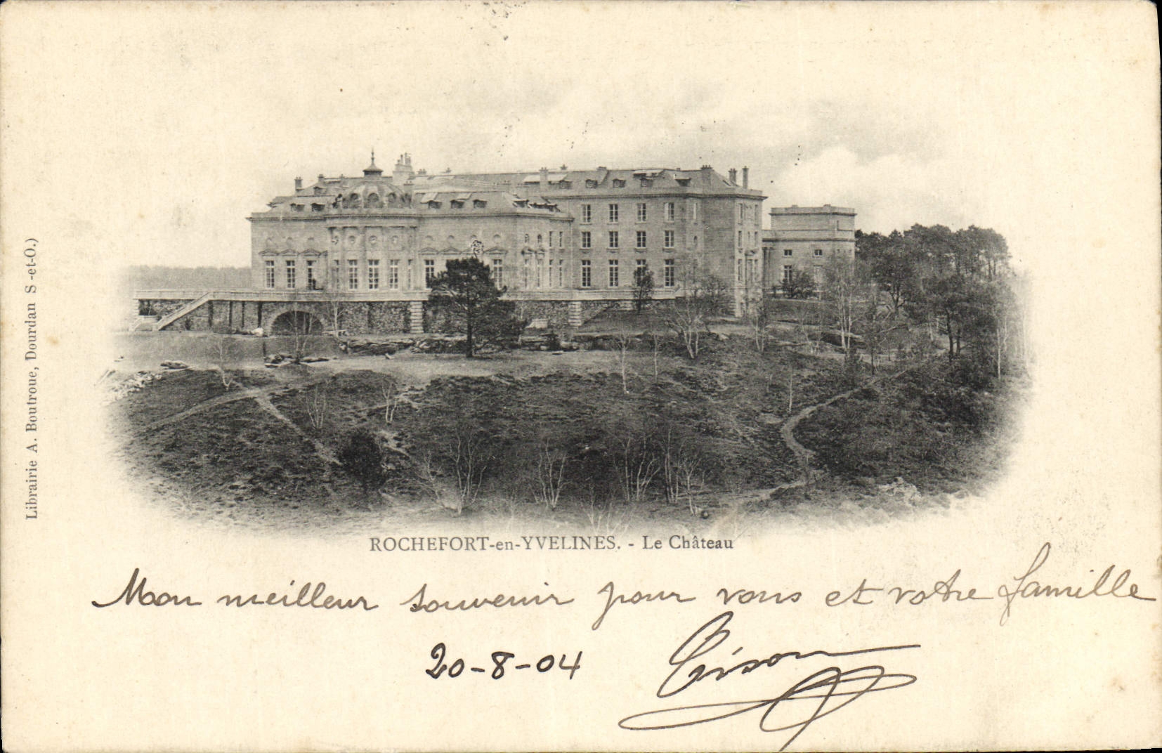 ROCHEFORT-en-YVELINES — Le Château — Librairie A. Bourtroue, Dourdan S.-et-O.