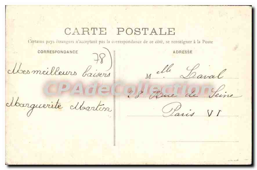 CPA Montchauvet Le Pont — Rückseite