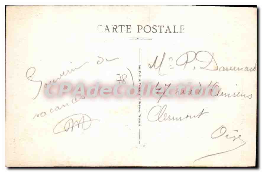 Boutigny — Belesbat — Porte Féodale — Edit. Gauthereau — Achterkant