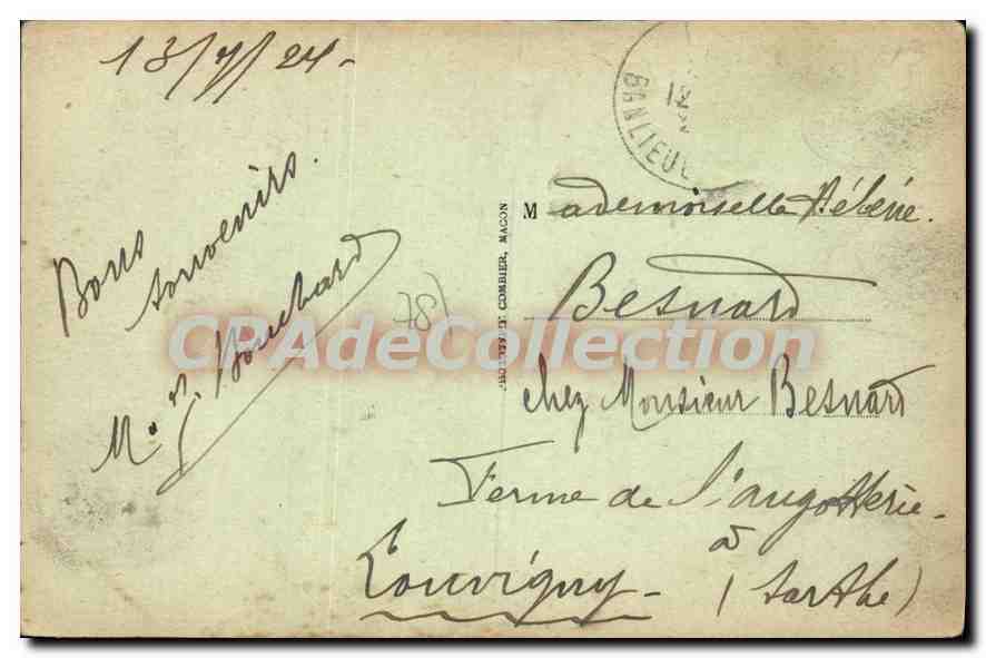 Orceumont — Fontäne Saint-Eutrope — Garnier, Verlag — Rückseite
