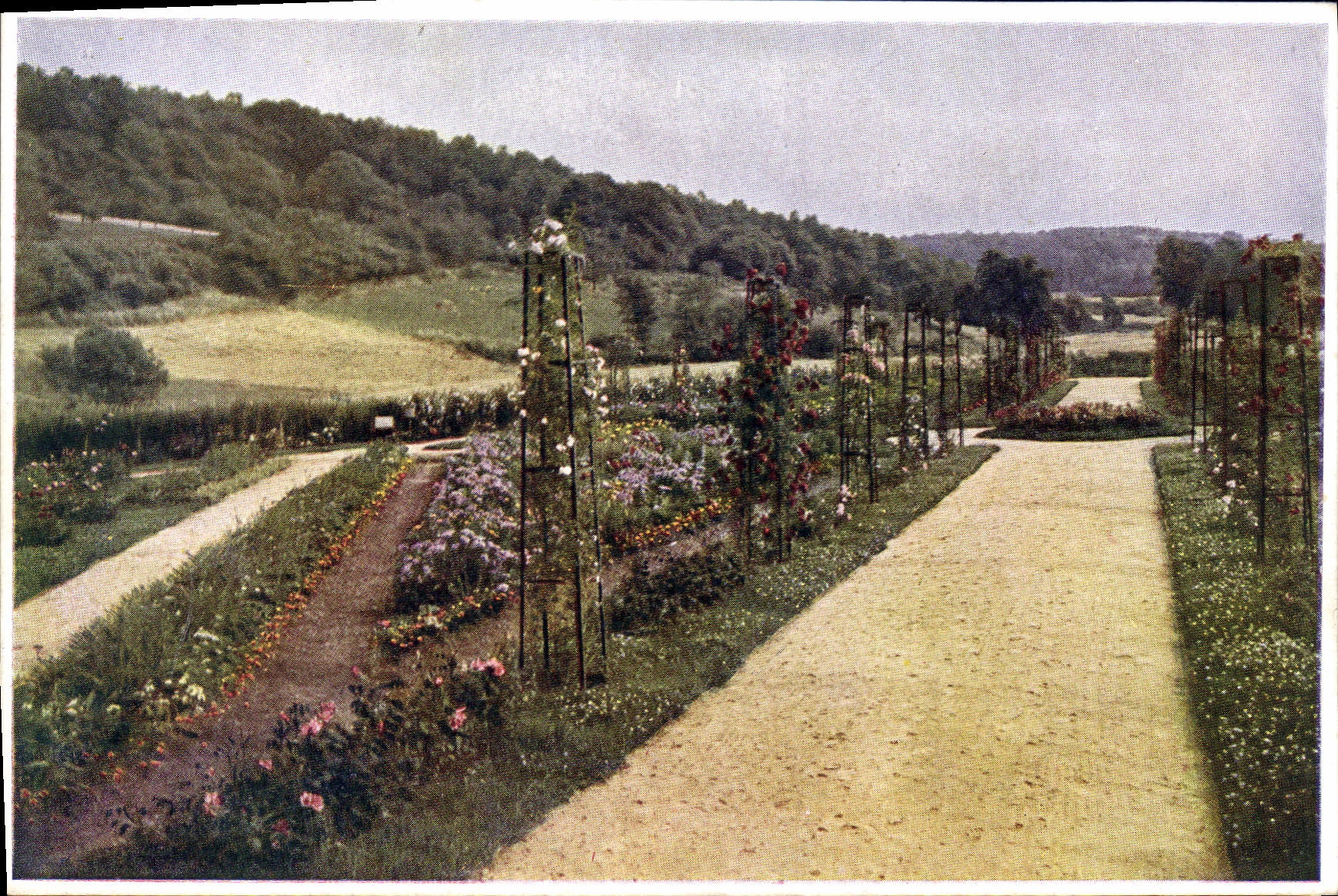 Le Moulin de Bicherel — La Roseraie du Parc — Éditeur : Le Moulin de Bicherel, 30 Pontchartrain (S.&O.)