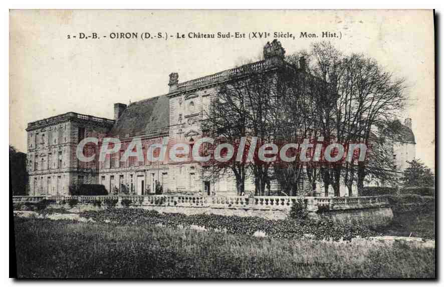 Oiron (D.-S.) - Le Château Sud-Est (XVIe Siècle, Mon. Hist.)