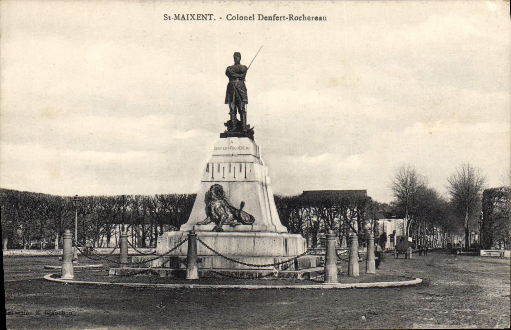 St-Maixent - Monument au Colonel Denfert-Rochereau — éditeur Saberlion & Blanchon, n° de série 79