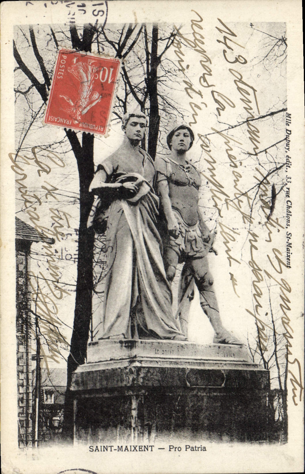 Saint-Maixent — Pro Patria — éd. Mile Dupuy, 33 rue Chalons, St-Maixent