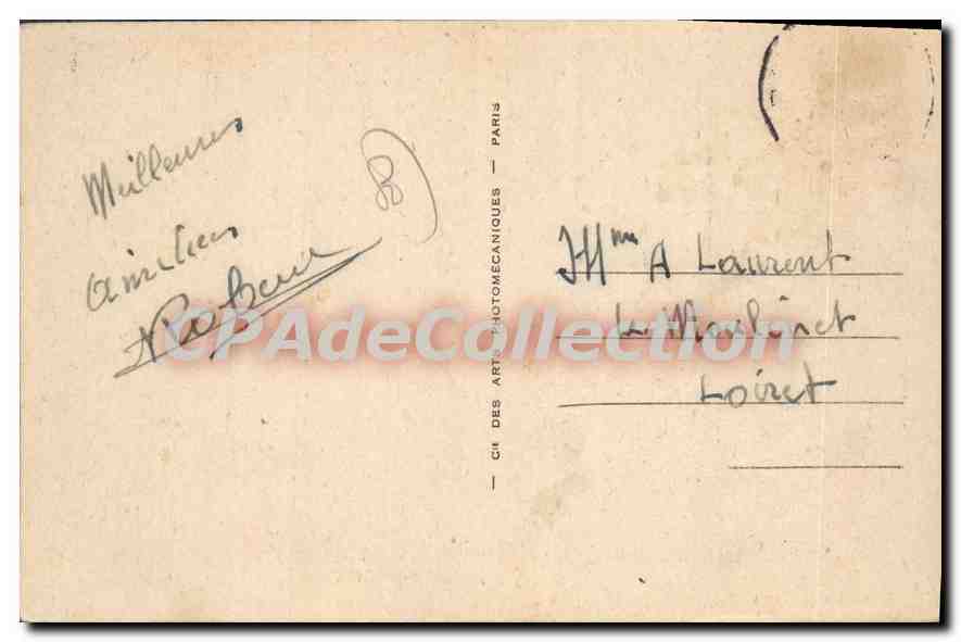 Abbeville — Vue sur le Canal et Monument du Chevalier de la Barre — LL.30 — Verso