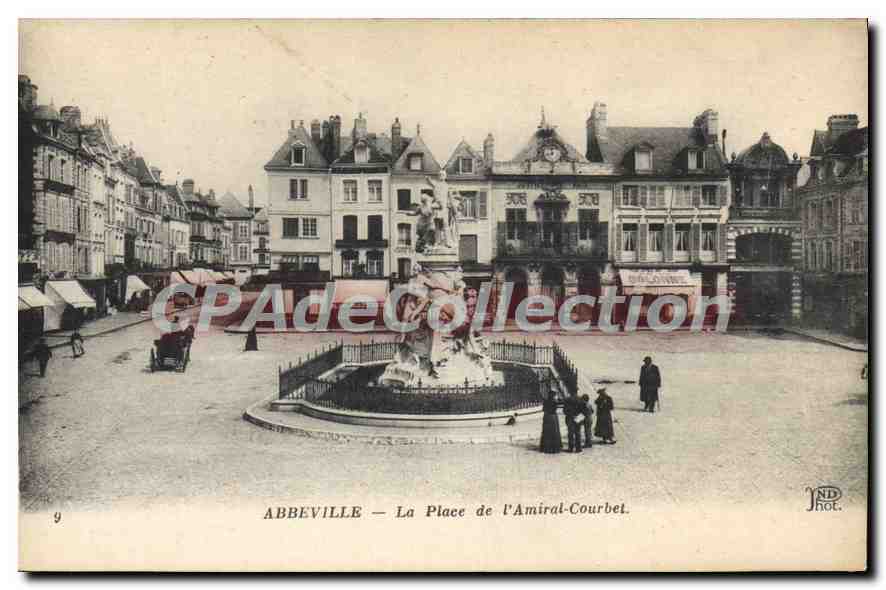 Abbeville — La Place de l'Amiral-Courbet — JND Phot.