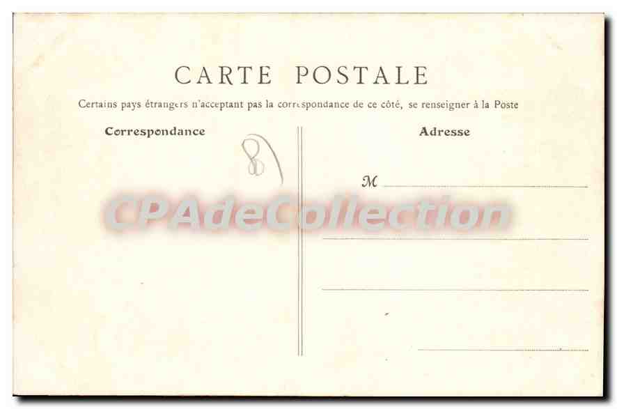 CPA Abbeville Quartier De Cavalerie — Verso