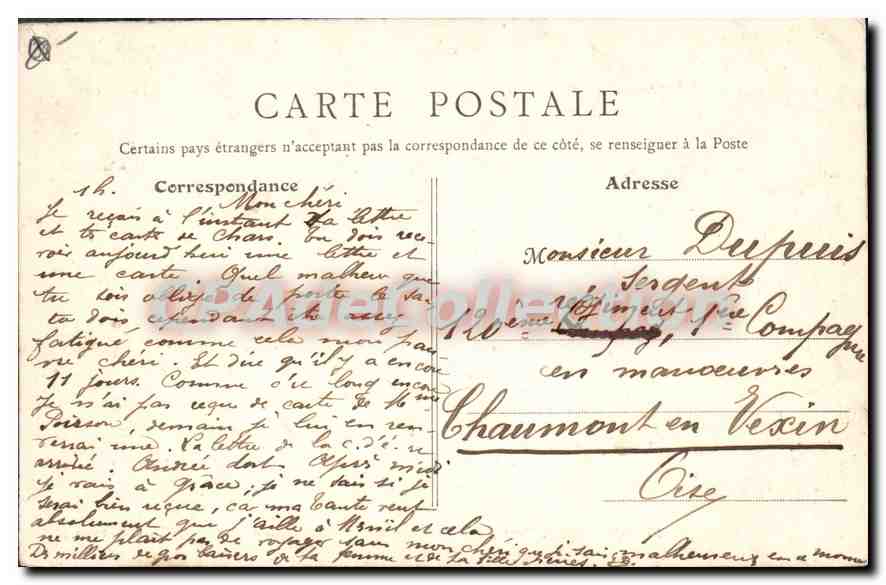 Amiens. Parc de la Hotoie - Entrée du Pavillon-Bleu — B. F., Paris, n° 94 — Achterkant