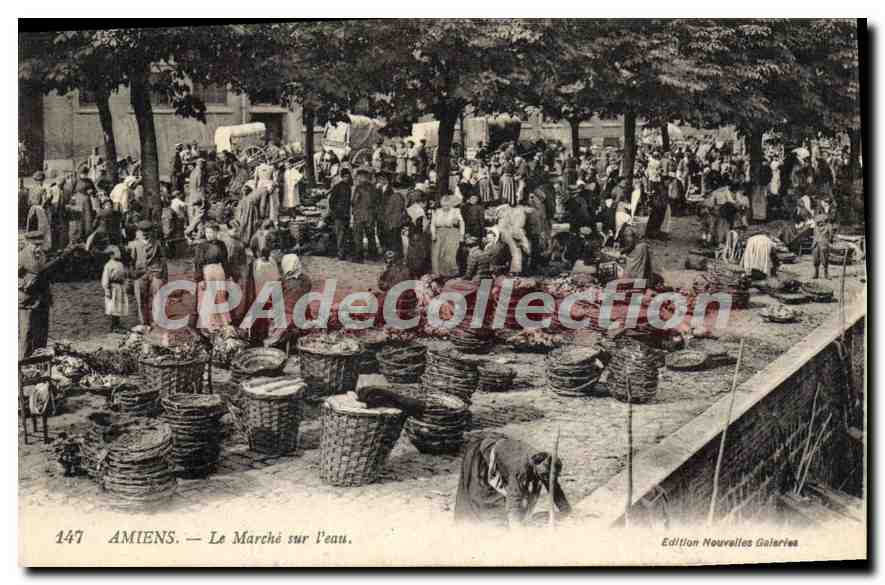 Amiens — Le Marché sur l'Eau — Édition Nouvelles Galeries n°1447
