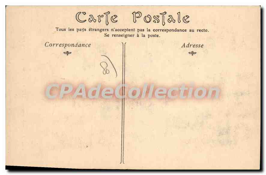 Amiens — Maison du XVIe s., dite du Sagittaire, rue des Vergeaux — Kaltenbacher, Photographe, 6, Galerie du Commerce — Verso