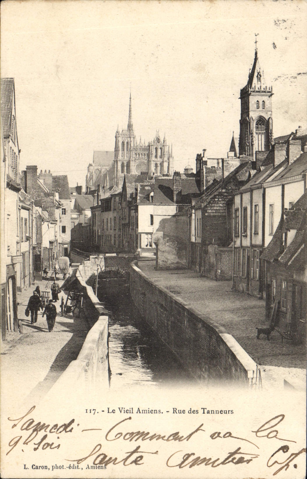 Le Vieil Amiens - Rue des Tanneurs — L. Caron, phot.-édit., Amiens, n°117