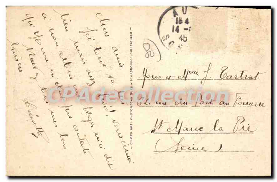 CPA Ault Onival Le Casino Et la Plage — Back