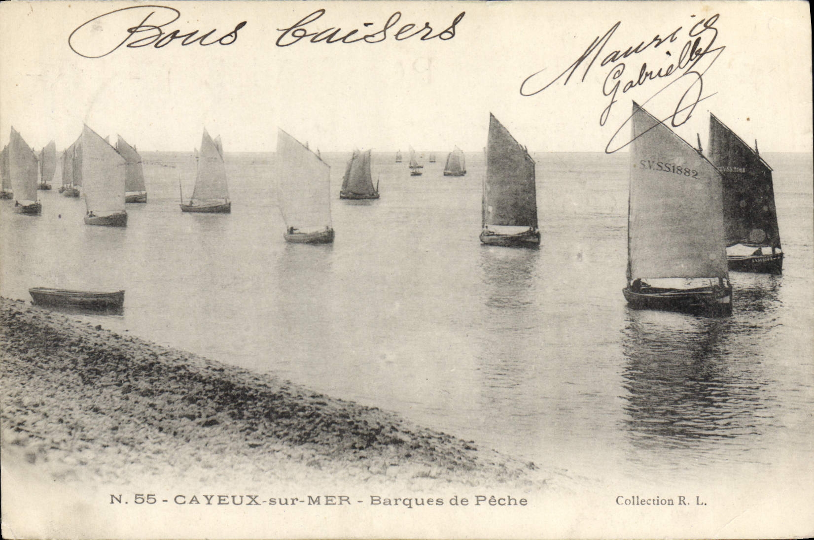 Cayeux-sur-Mer — Barques de Pêche — édition Mauri & Gabrielle, N.55