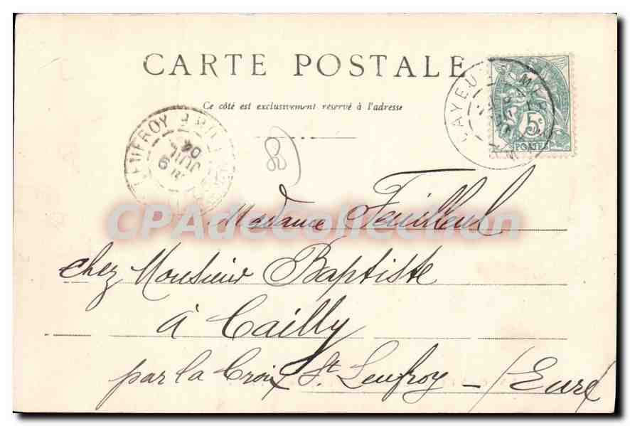 Cayeux-sur-Mer — Barques de Pêche — édition Mauri & Gabrielle, N.55 — Back