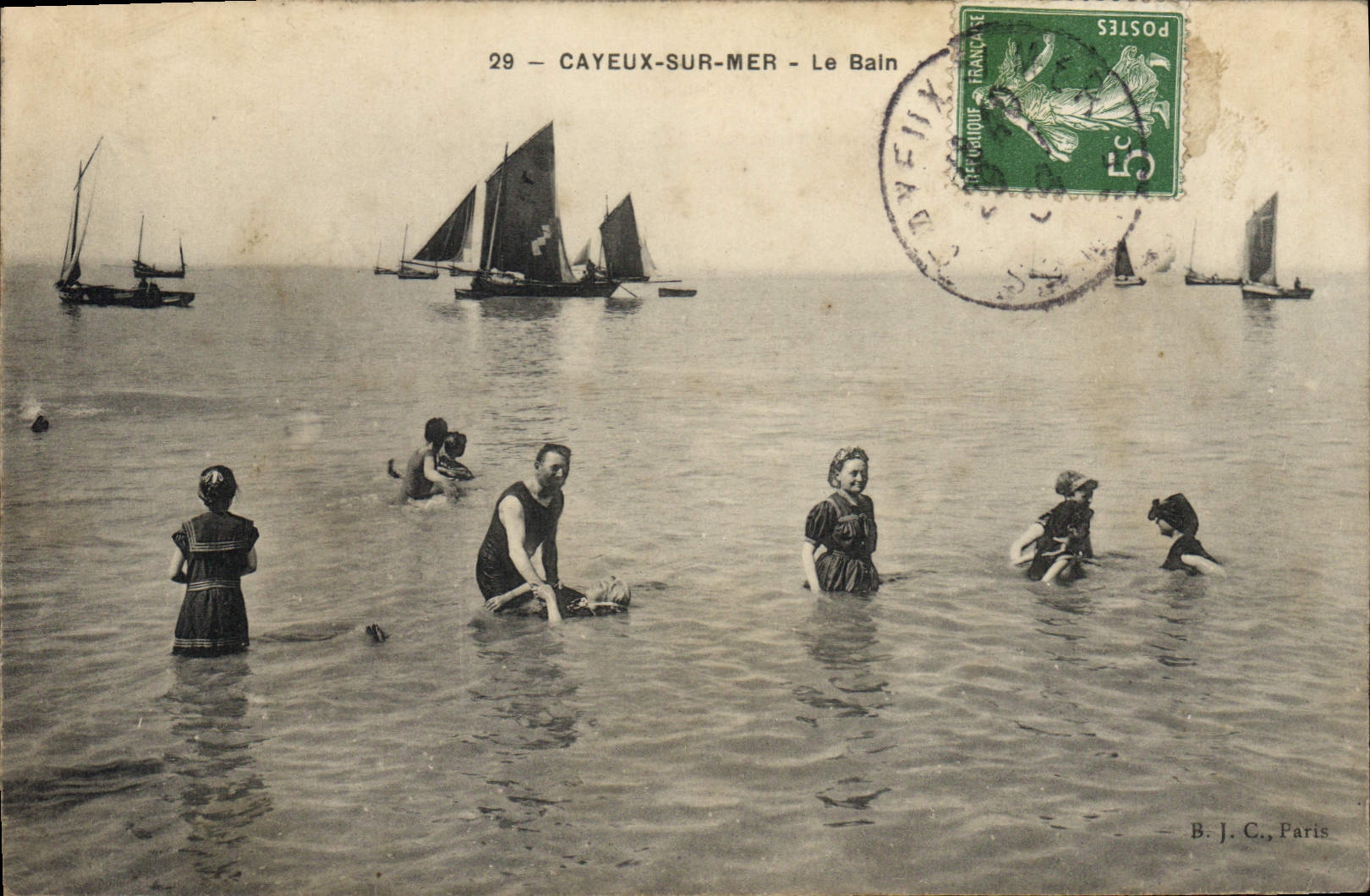 Cayeux-sur-Mer — Le Bain — B. J. C., Paris