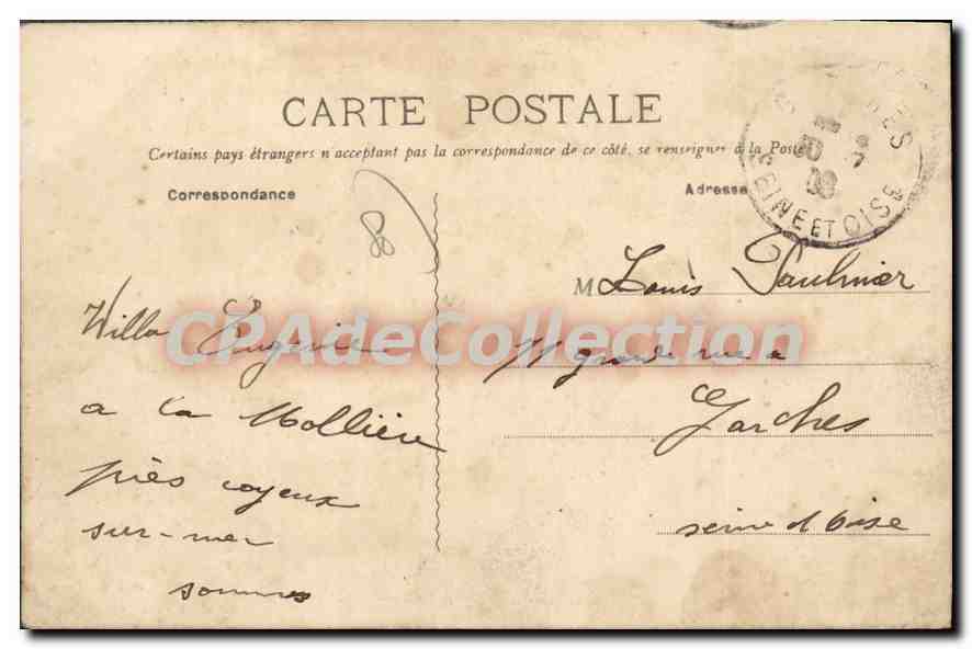Cayeux-sur-Mer — Le Bain — B. J. C., Paris — Verso