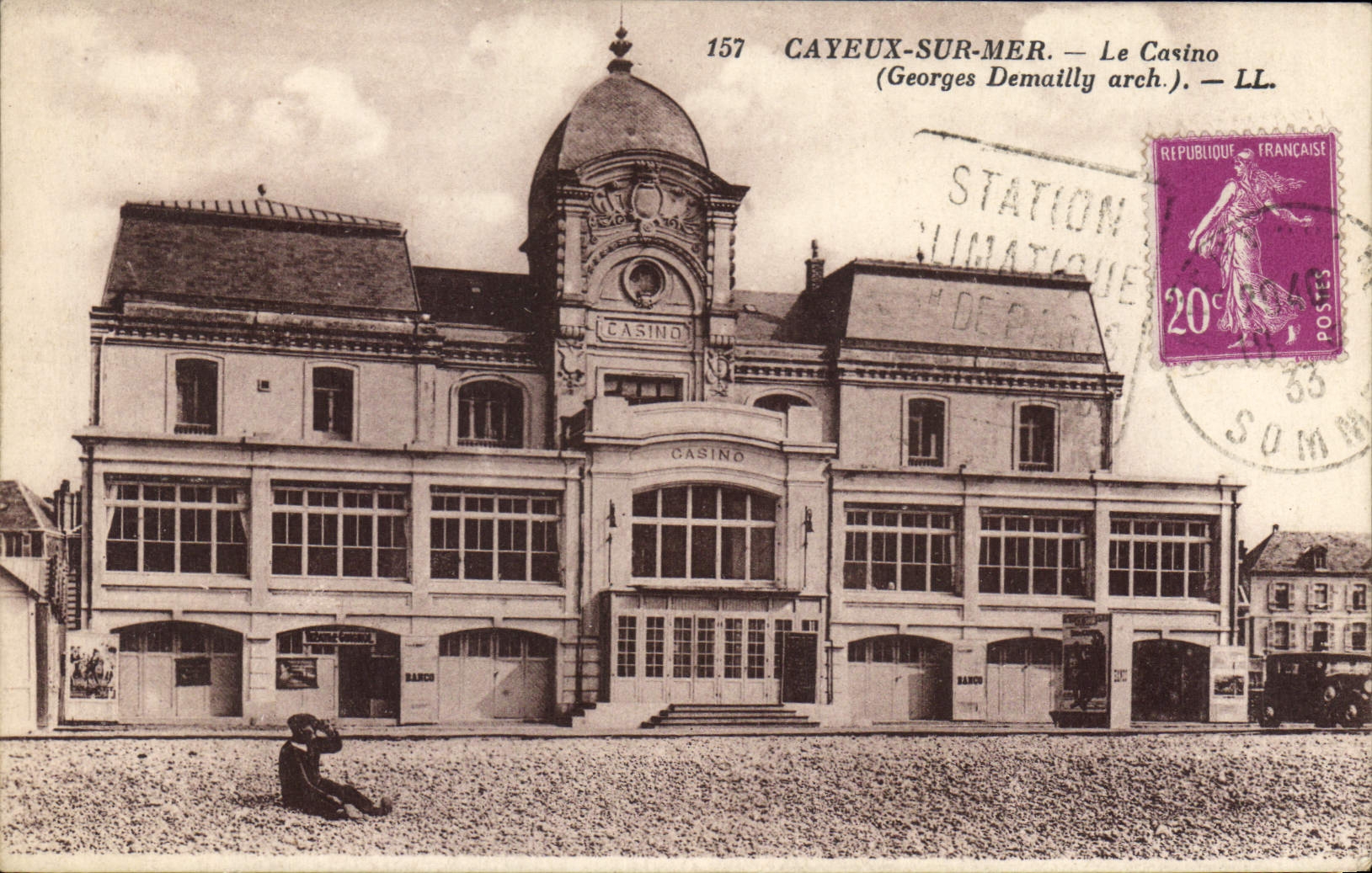 CAYEUX-SUR-MER — Le Casino — Georges Demaillly arch. — LL.