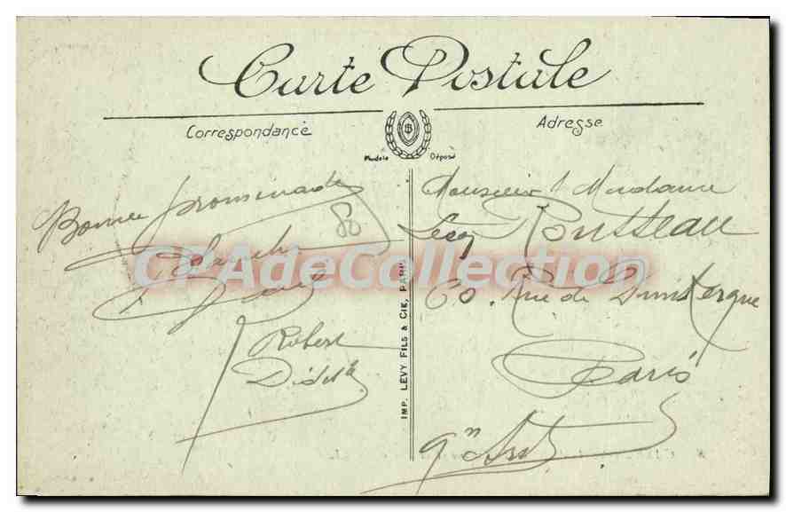 CAYEUX-SUR-MER — Le Casino et la Plage — LL. — Verso