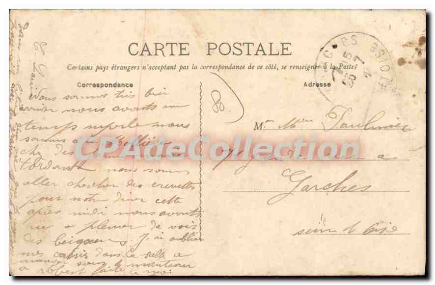 CAYEUX-SUR-MER — Les Cabines — Éditeur : S. T. (n° 59) — Verso
