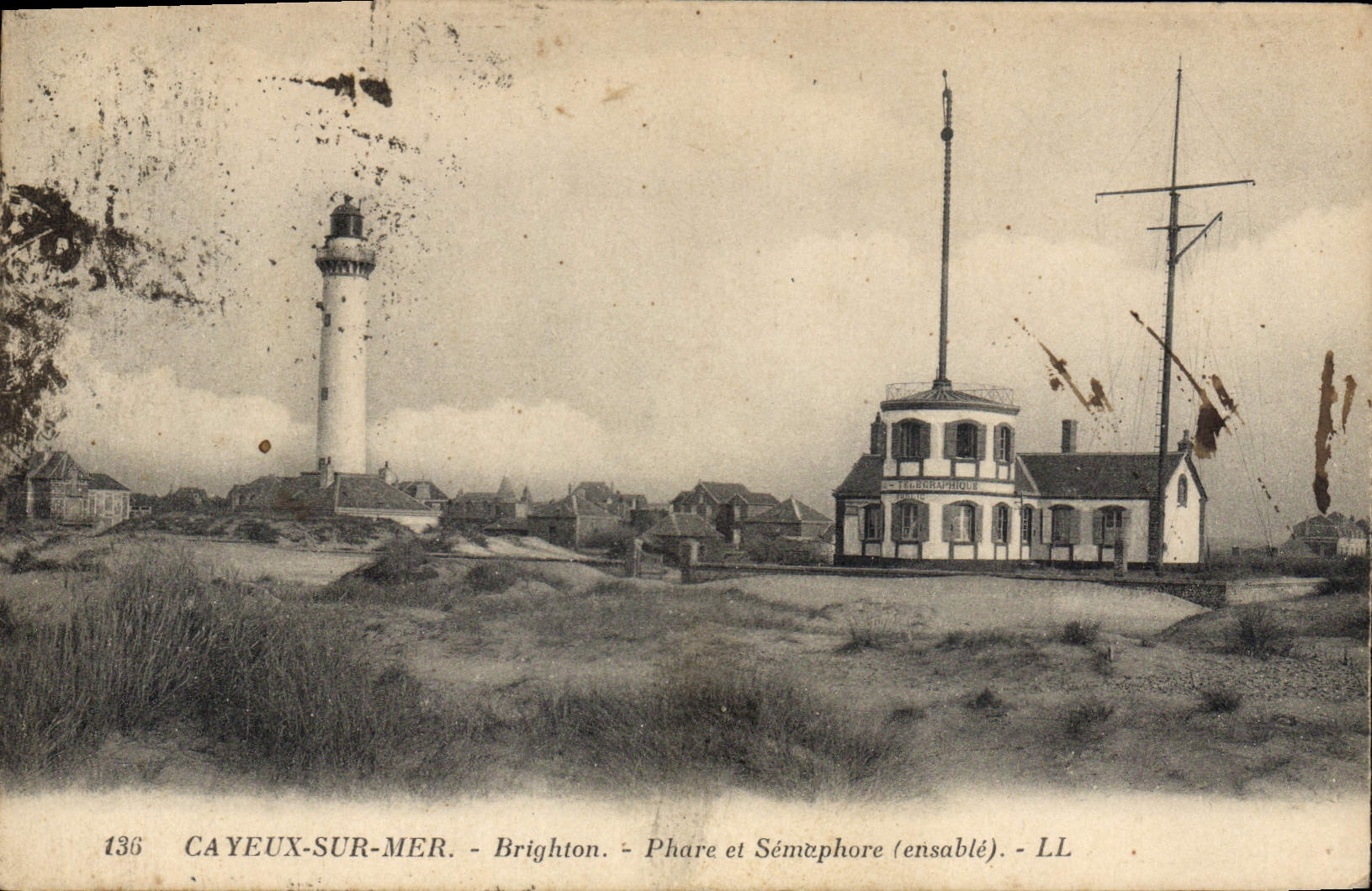 Cayeux-sur-Mer — Phare et Sémaphore (ensablé) — LL