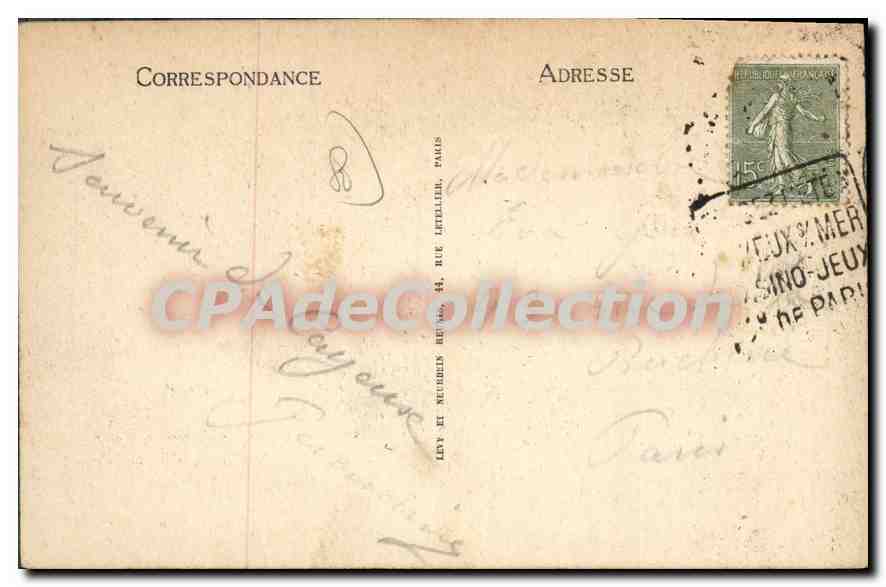 Cayeux-sur-Mer — Phare et Sémaphore (ensablé) — LL — Verso
