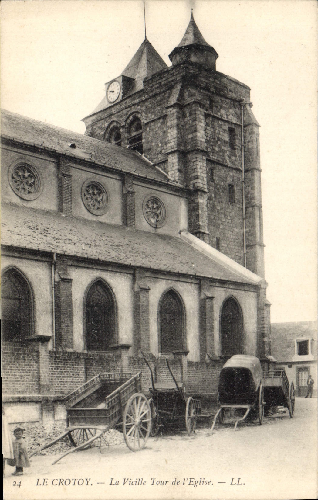 Le Crotoy — The Old Church Tower — LL. n°24