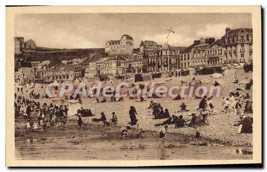Bains de Mer de Mers-les-Bains — vue de la plage — éditeur non visible