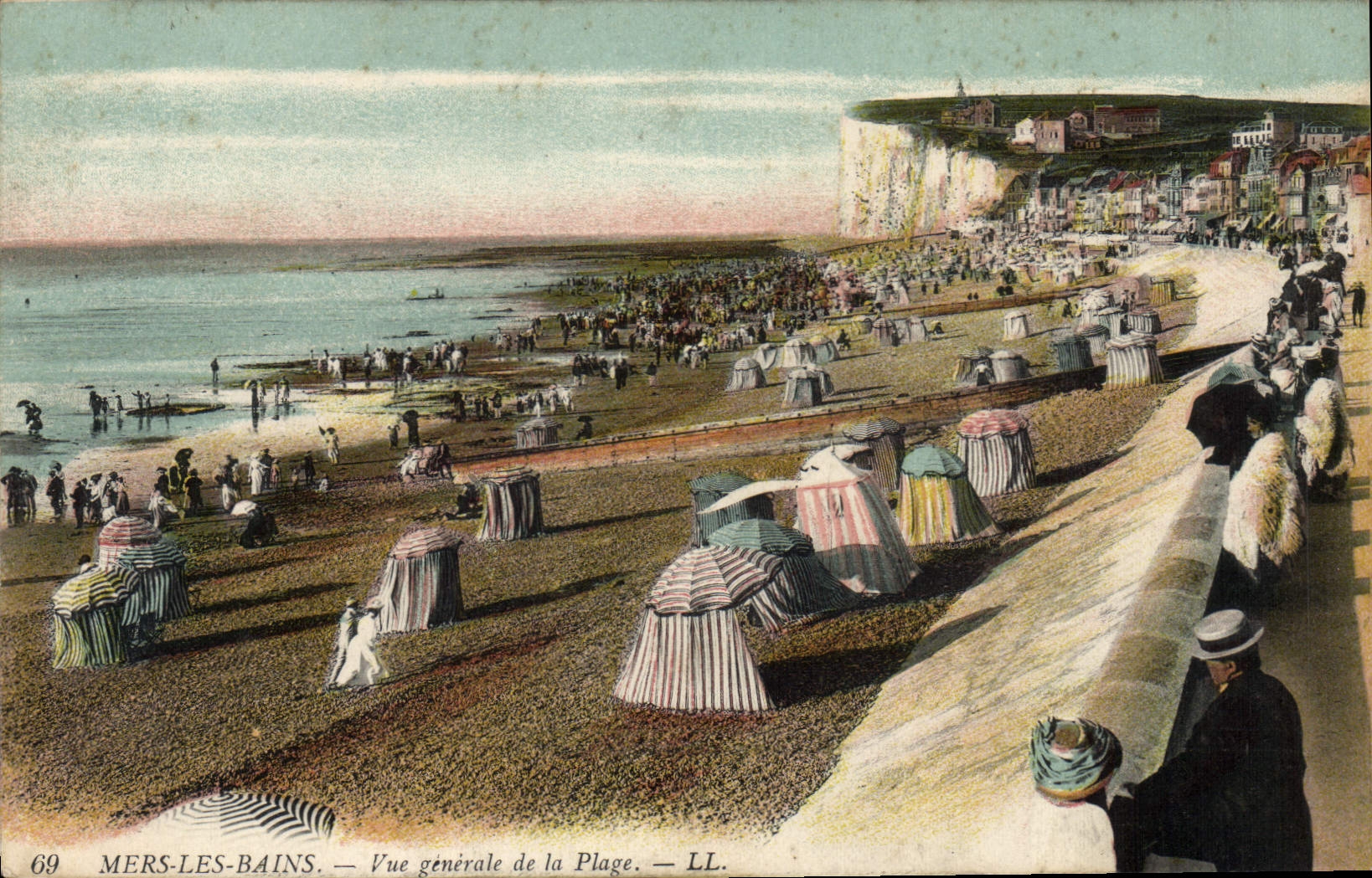 MERS-LES-BAINS — Vue générale de la Plage — LL. n°69