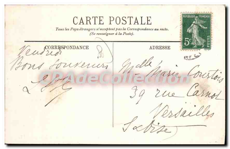 MERS-SUR-MER — La Promenade de la Plage — LL. n°99 — Achterkant