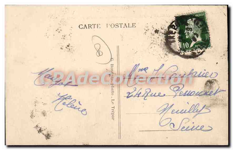MERS-LES-BAINS — Le Casino vu de la Plage — G. B. — Verso