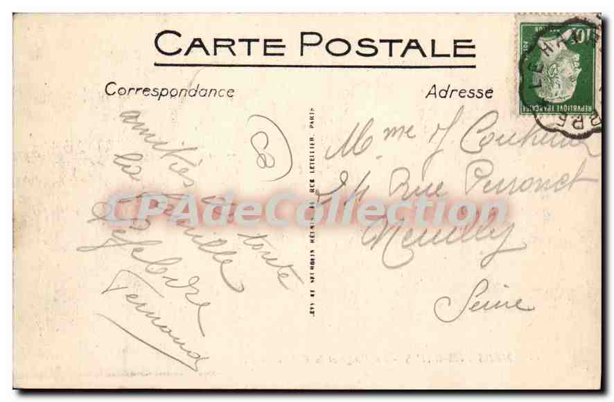 MERS-LES-BAINS — La Plage et la Falaise — LL — Verso