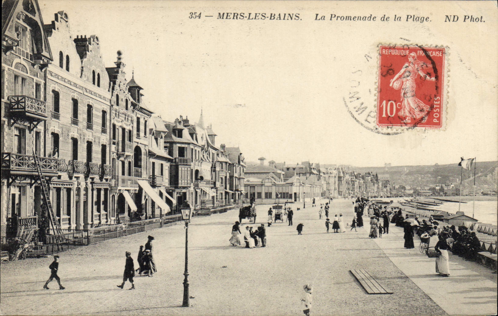 Mers-les-Bains — La Promenade de la Plage — ND Phot. n°354