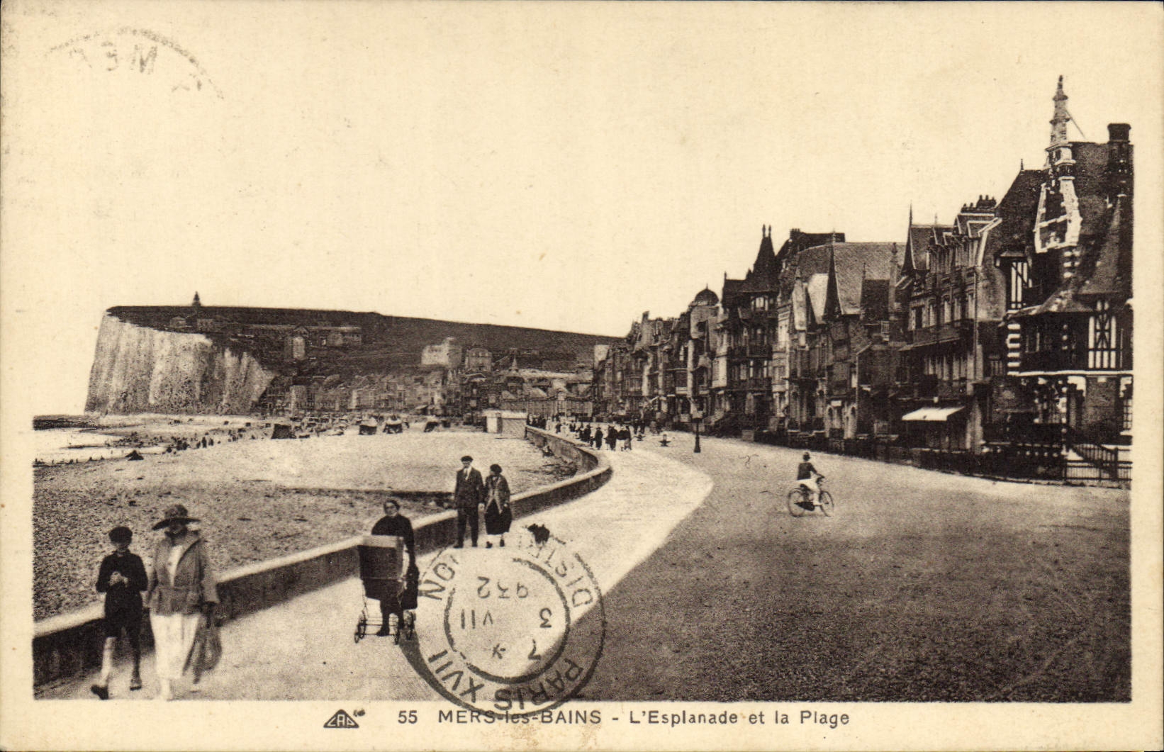 MERS-les-BAINS - L'Esplanade et la Plage — éditeur ARD, n° 55