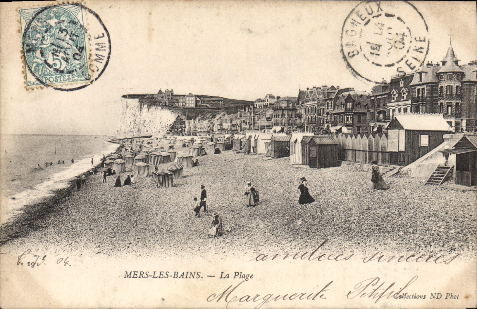 MERS-LES-BAINS — La Plage — Marguerite Phlip — Collections ND Phot