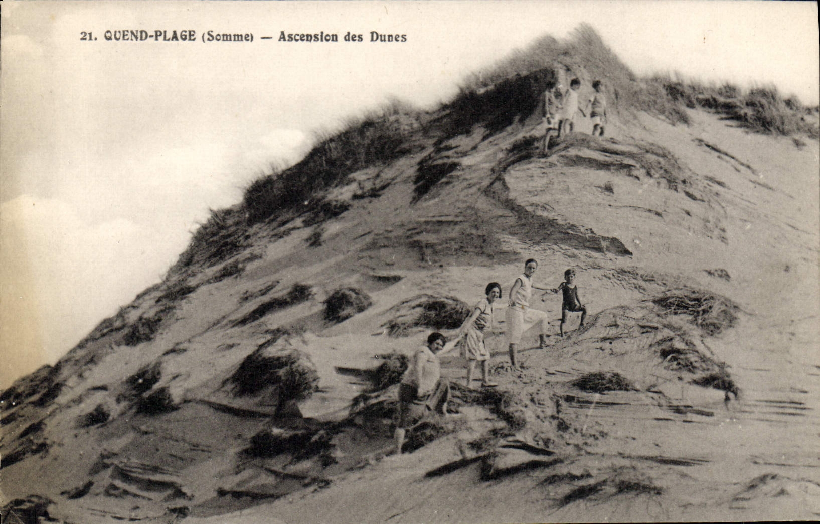CPA Quend Plage Ascenslon Des Dunes