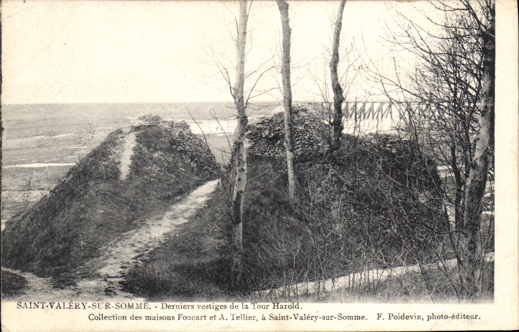 CPA St Valery Sur Somme Derniers Vestiges De La Tour Harold