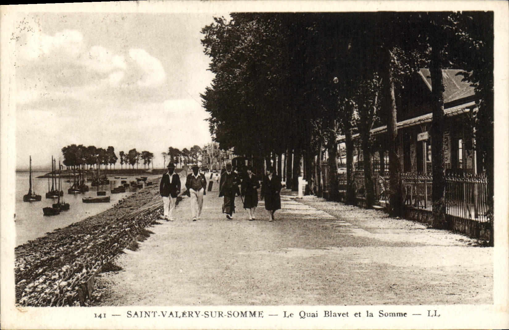 Saint-Valéry-sur-Somme — Le Quai Blavet et la Somme — Edizione A. Scallierez, n°141
