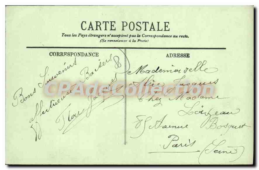 CPA Saint Valery Sur Somme Les Angustines — Verso