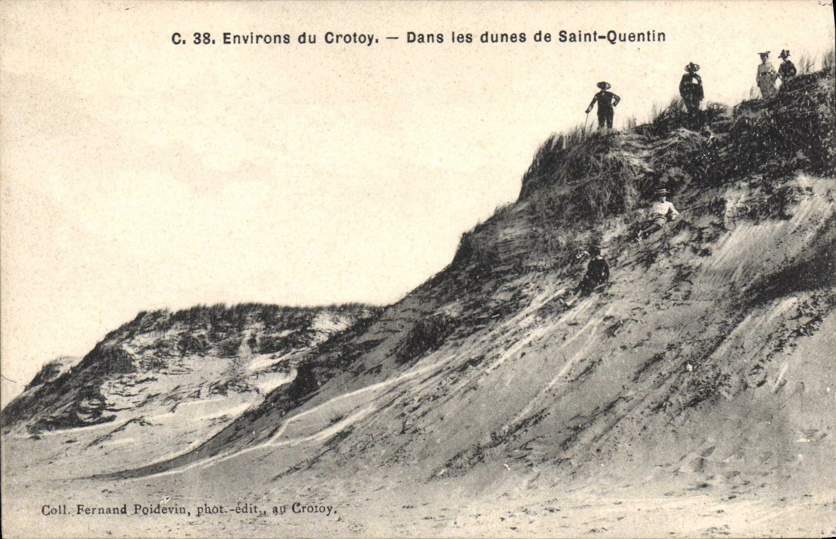 CPA Crotoy Dans Les Dunes De Saint Quentin