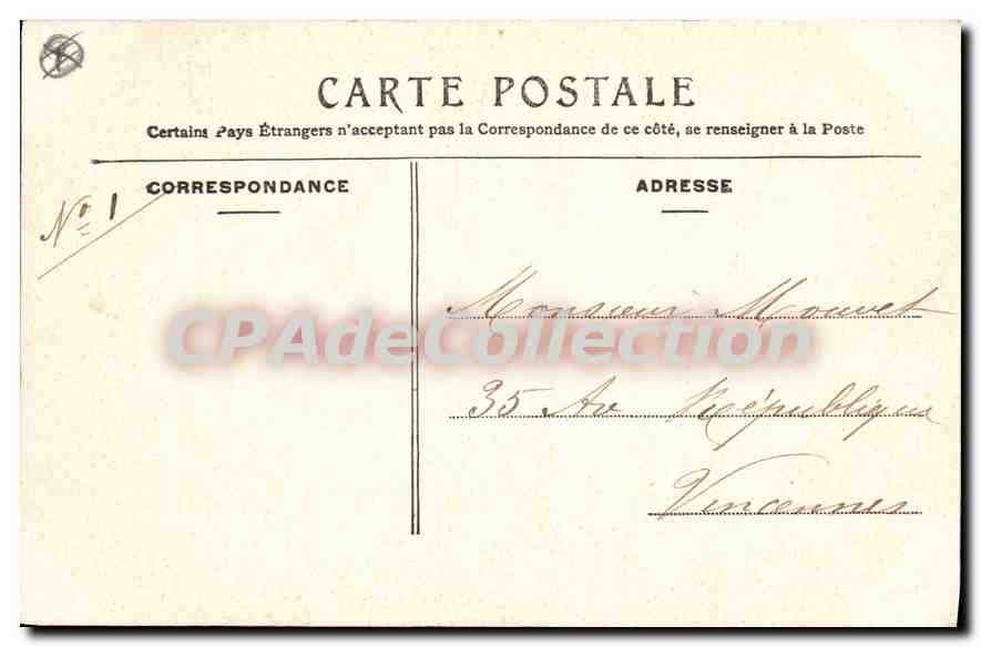 CPA Crotoy Dans Les Dunes De Saint Quentin — Rückseite