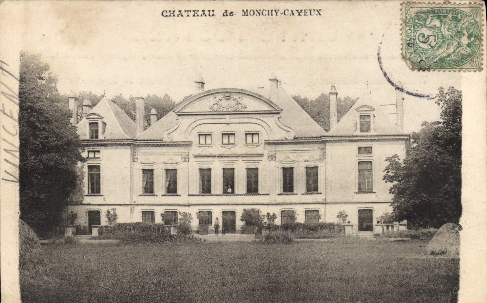 Château de Monchy-Cayeux — vue d'ensemble — éditeur Vincent
